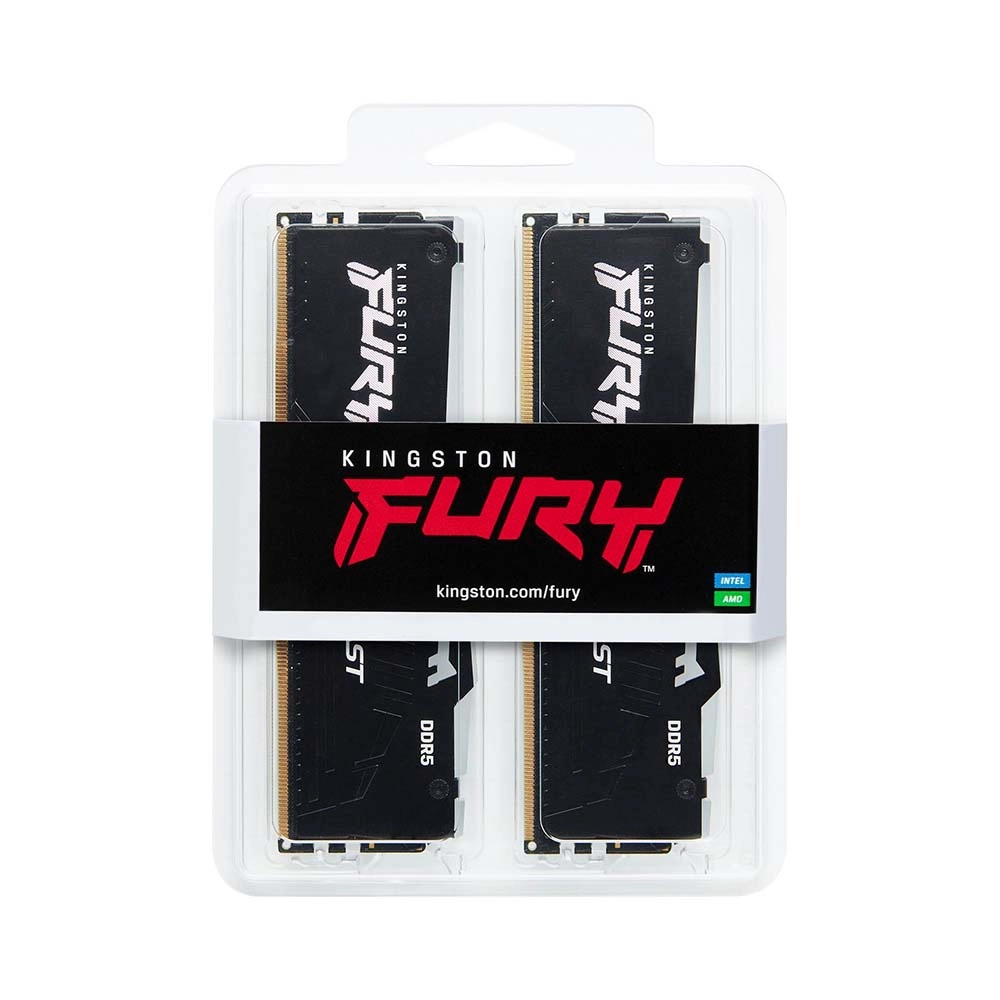 Ram PC Kingston Fury Beast RGB 16GB 5600MHz DDR5 (2x8GB) KF556C40BBAK2-16 - Ảnh 2
